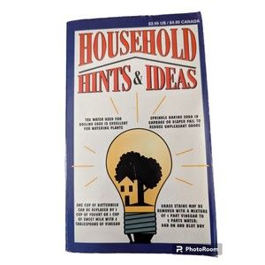 Vintage Household Hints & Ideas 1996 Paperback Nickel Press Laundry Repair Handy